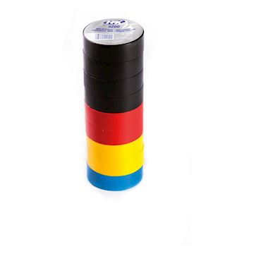 10 x 10 m isolatietape 19 mm / 5 kleuren