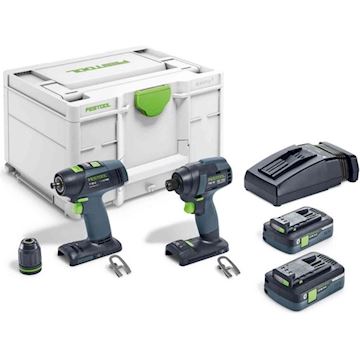 Festool Accu Combiset Tid18 / T18 Hpc