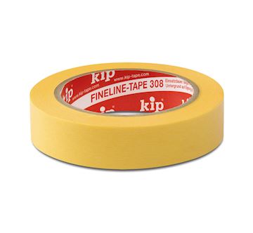 Kip FineLine tape Washi-Tec 24mm*50m premium kwaliteit geel