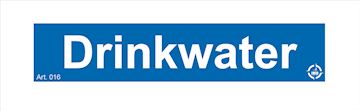 Sticker Drinkwater 100X20MM