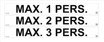 Max 1,2,3 Pers 350X40MM