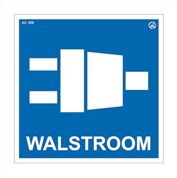 Sticker Walstroom 100X100MM