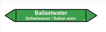 Sticker Ballastwater 450X65MM