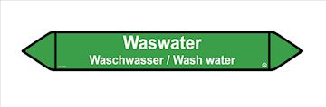 Sticker Waswater 450X65MM