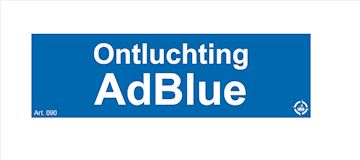 Sticker Ontluchting AdBlue 100X30MM