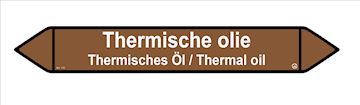 Sticker Thermische olie 450X65MM