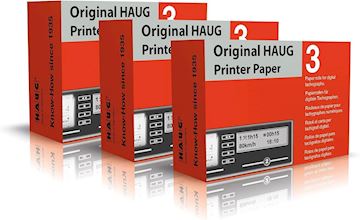 Tachograafrollen HAUG Original - 3 rollen