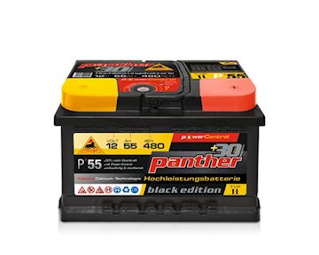 Panther +30 accu 12V 55AH 530 A/EN