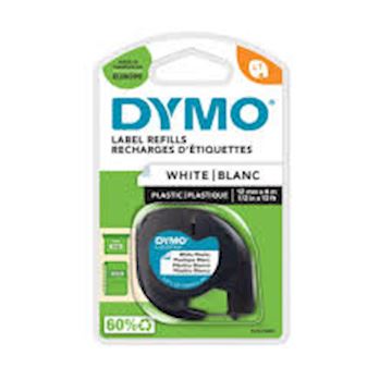 DYMO LetraTag zwart-op-wit, 12 mm x 4 m