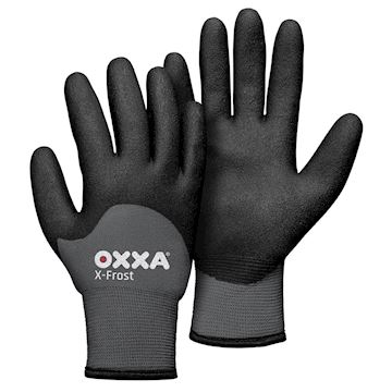 Oxxa X-Frost 51-860 grijs/zwart, 10 thermo p.paar